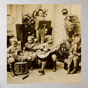 Poster Orchestre Little Boys - Vintage Stereoview