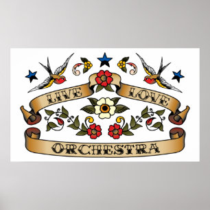 Poster Orchestre Live Love