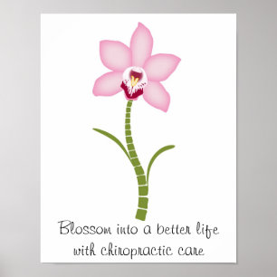 Poster Orchidée chiropratique