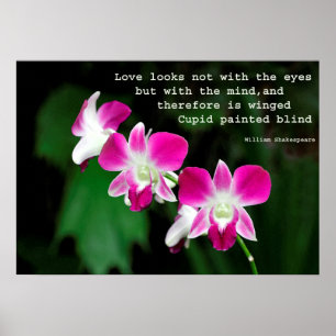 Poster Orchidées à l'aquarelle