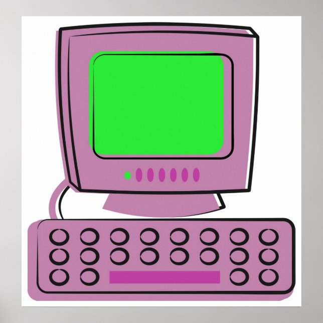 Poster Ordinateur (Devant)