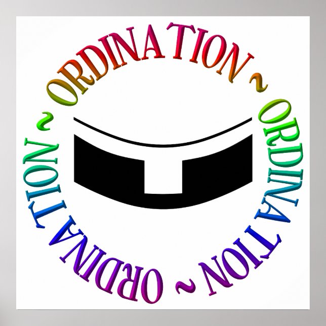 Poster Ordination - Ordre Saint (Devant)