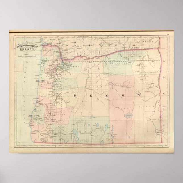 Poster Oregon (Devant)