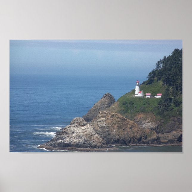 Poster Oregon Lighthouse (Devant)