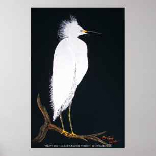 Poster Oreille blanche Snowey
