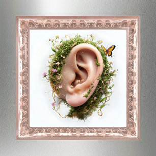 Poster Oreille florale