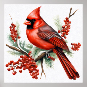 Poster Oreiller Cardinal