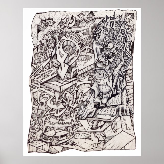 Poster Organe des inquiétudes (Devant)