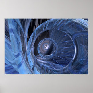 Poster Organix - Bleu