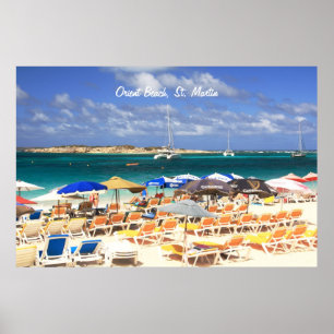 Poster Orient Beach, St. Martin