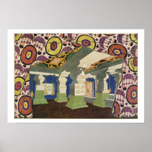 Poster Oriental Scenery Design (Devant)