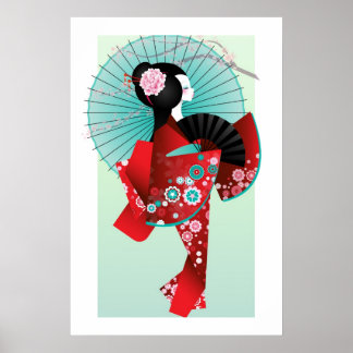 Poster Origami Doll 3