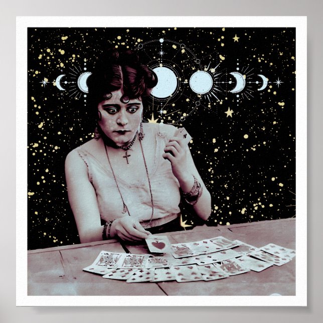 Poster original 'Les Cartes' (Devant)