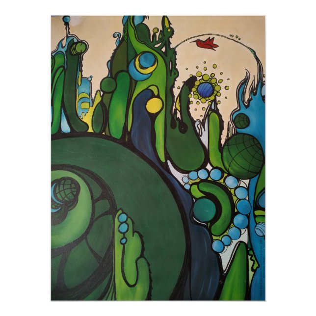 Poster Original Painting Reproduction - Our Authorship (Devant)