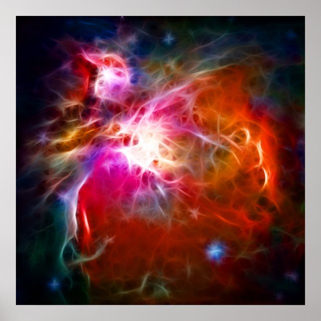 Poster Orion Nebula (Devant)