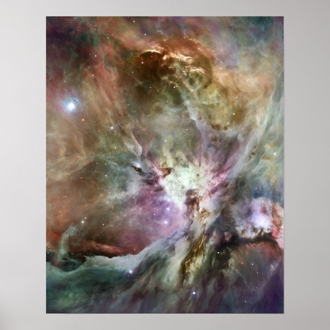 Poster Orion Nebula Pastels (Devant)