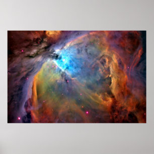 Poster Orion Nebula Space Galaxy
