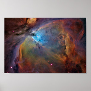 POSTER ORION NEBULA SPACE SE DEMANDE ÉTOILES GALAXY UNIVE