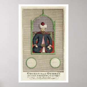 Poster Orkhan (c.1288-c.1362), fils d'Osman, deuxième emp