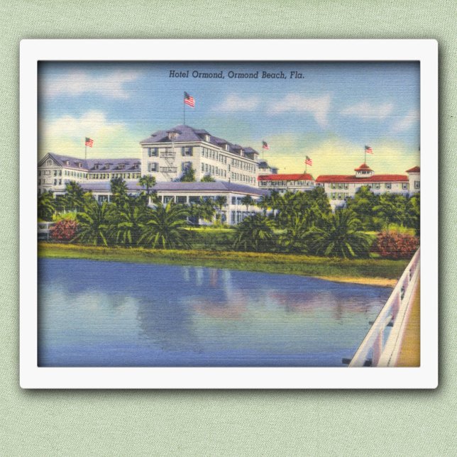 Poster Ormond Hotel, Ormond Beach Floride (Créateur téléchargé)