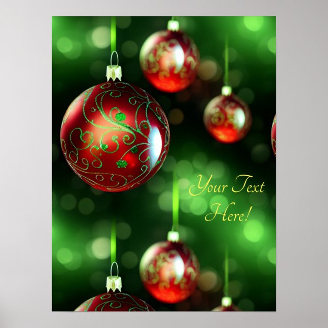 Poster Ornement de Noël (Devant)