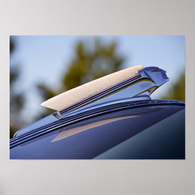 Poster Ornement Pontiac Sedan Hood 1939 (Devant)