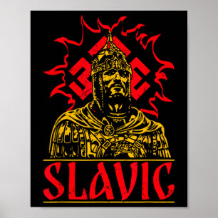 Poster Ornement slave païen Ukraine ancienne Russie mythe