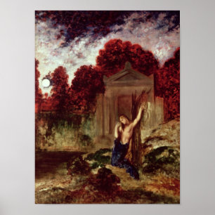 Poster Orphée à la tombe d'Eurydice