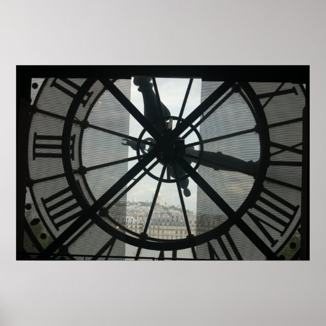 Poster Orsay Clock Paris (Devant)