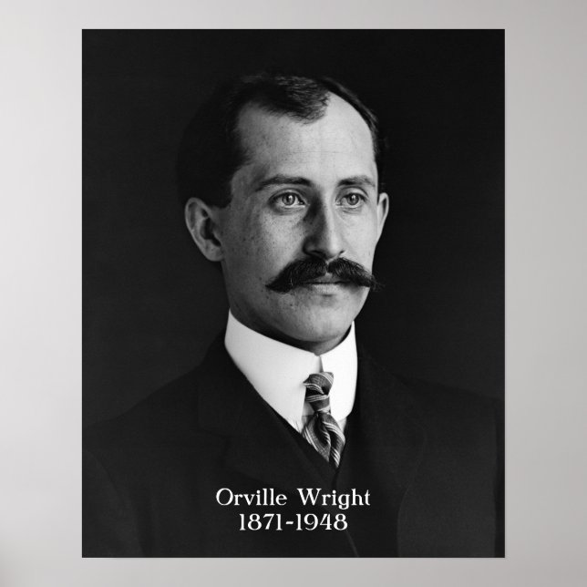 Poster Orville Wright 16"x20" (Devant)