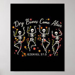 Poster Os funèbres os secs reviennent à la vie Ézéchiel 3
