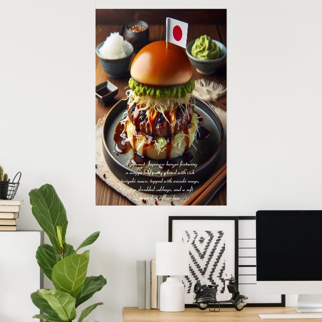 Poster Osaka Oishii Burger Dream 24x36 (Bureau à domicile)