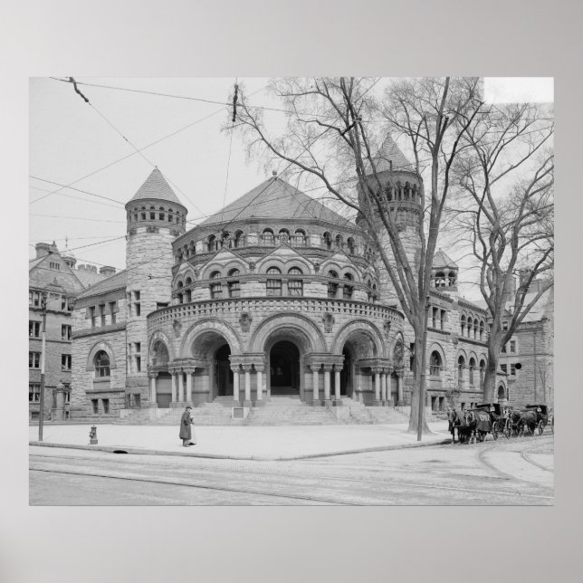 Poster Osborn Hall (Université de Yale) (Devant)