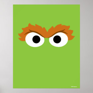 Poster Oscar the Grouch Big Face