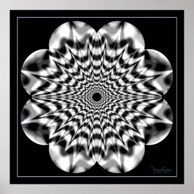 Poster Oscillateur fractal (Devant)