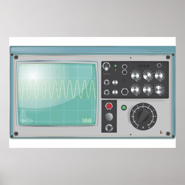 Poster Oscilloscope (Devant)