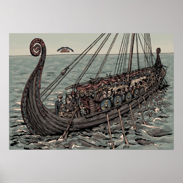Poster Oseberg (Devant)