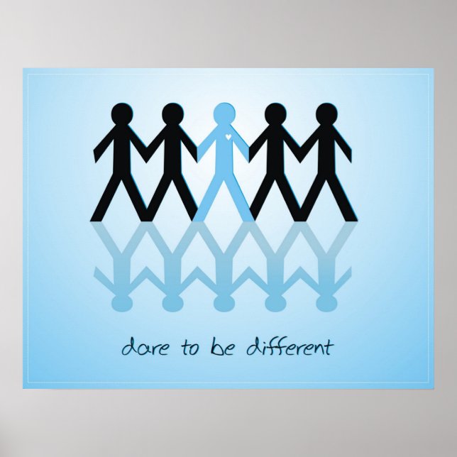 Poster Oser être différent (Devant)