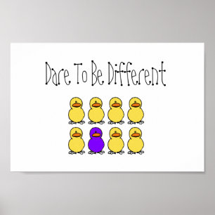 Poster Oser être différent