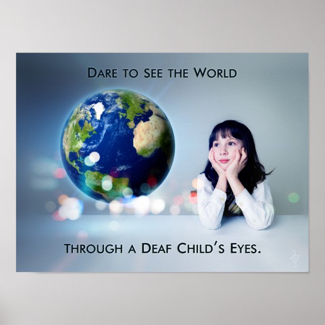Poster Osez voir le monde à travers les yeux d'un enfant  (Devant)