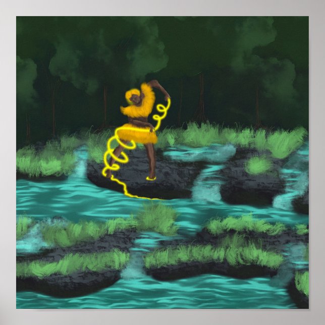 Poster Oshun Exploiter l'énergie de la rivière (Devant)