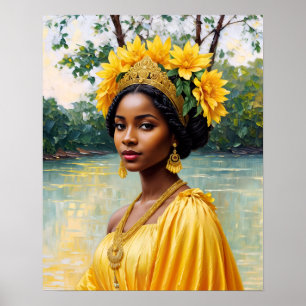 Poster Oshun Orisha Déesse Africaine
