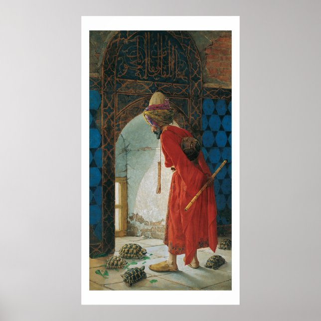 Poster Osman Hamdi Bey L'affiche de l'instructeur de tort (Devant)
