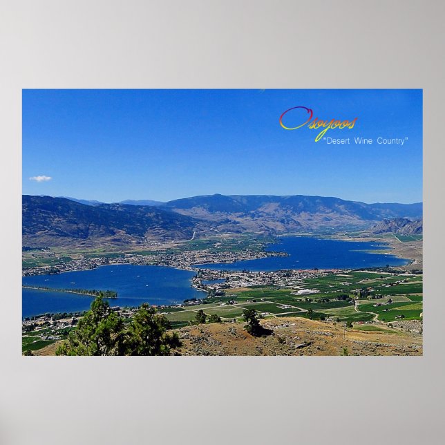 Poster Osoyoos, Pays des Vins du Désert (Devant)