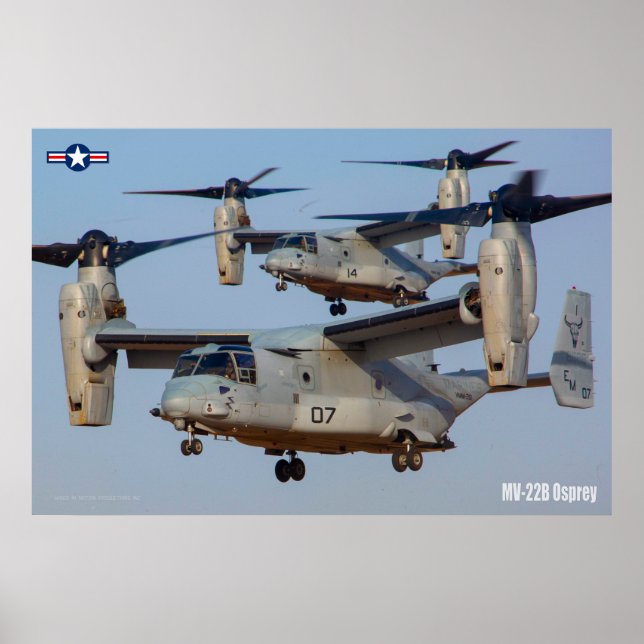 POSTER OSPREY MV-22B (Devant)