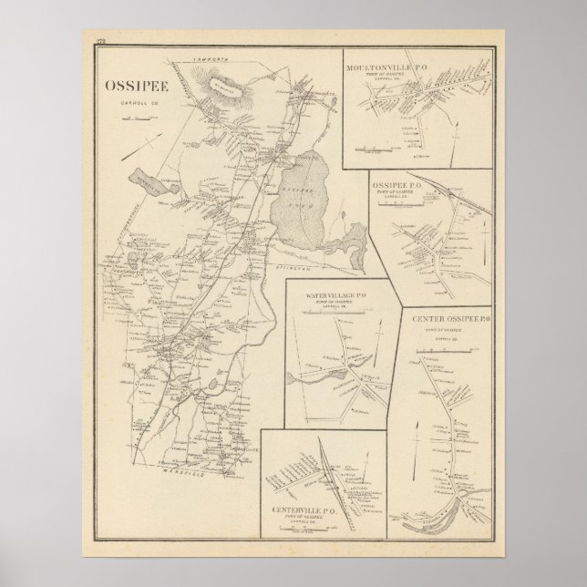 Poster Ossipée, Carroll Co (Devant)