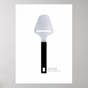 Poster Ostehøvel, Osthyvel, Juustohöylä aka Cheese slicer