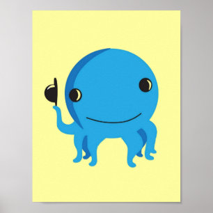 Poster Oswald Mignonne La Poulpe