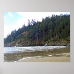 Poster Oswald West State Park, Oregon Coast