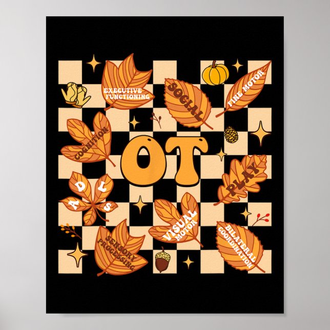 Poster Ot ergothérapie Thanksgiving Fal (Devant)